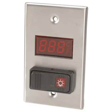 Allpoints Thermometer , W/Light Switch 1381207